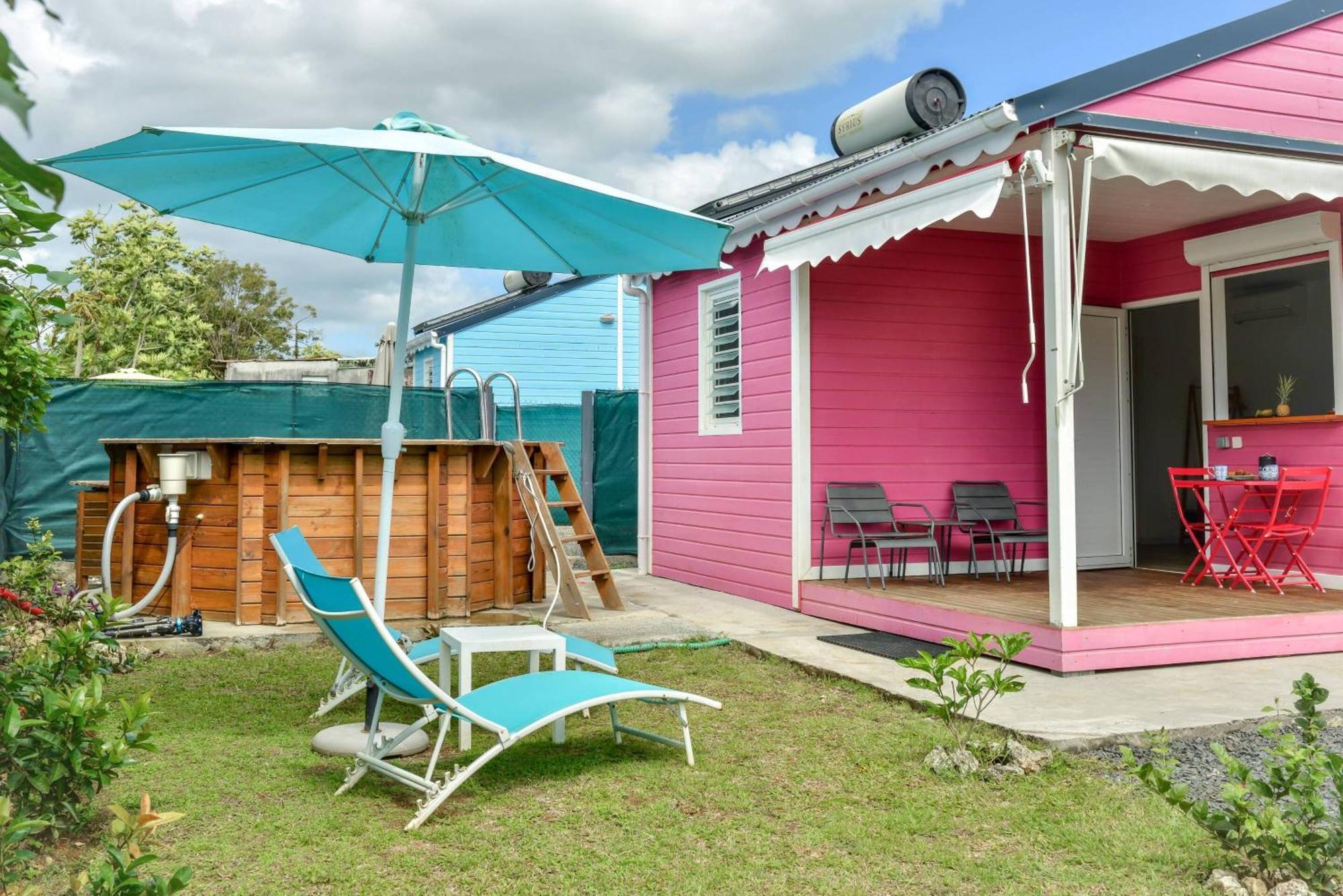 Les Jardins De Chantilly -Bungalows 4 Etoiles Avec Jardins Et Piscines Privees Baie-Mahault Kültér fotó